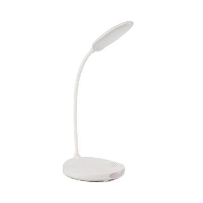 3 Lighting Temperature Study Light White/Pink Dimmable Touch Sensor Reading Light with USB Charging Port