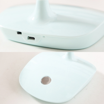 Eye Caring USB Desk Light Flexible Goose Neck 3 Lighting Mode White/Pink/Green LED Study Light with Touch Sensor