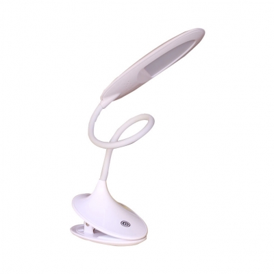 Flexible Gooseneck Eye Caring Reading Light USB Charging Port Clip Desk Lamp with Touch Sensor