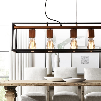 industrial style lighting for dining room