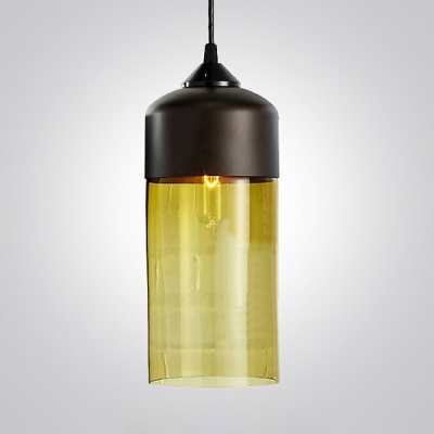 Multi Colored  Black Socket Industrial LOFT Mini Pendant Light