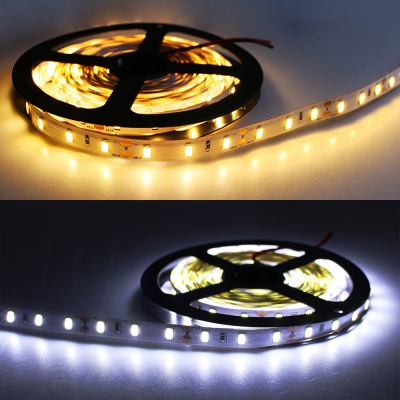 Non-Waterproof 5630 LED Strip Light 16ft Flexible Fairy Light for Indoor Home Decoration in White/Warm White