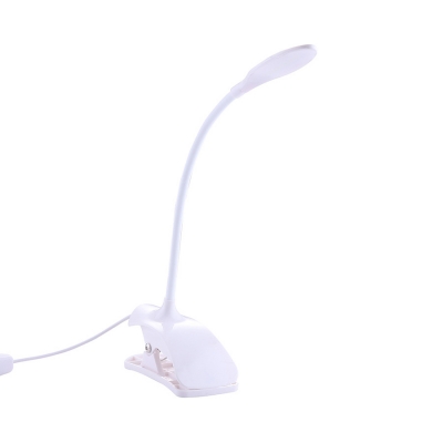 3 Lighting Choice LED Desk Light with Flexible Gooseneck Dimmable USB Charging Port Desk Lamp for Dormitory