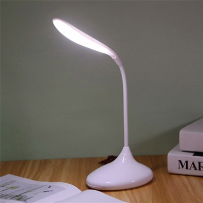 USB Charging Port Desk Lamp Pack of 2 Foldable Rotatable White/Blue LED Reading Light for Office Bedroom