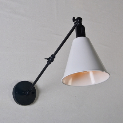 Industrial Swing Arm Wall Sconce, 7