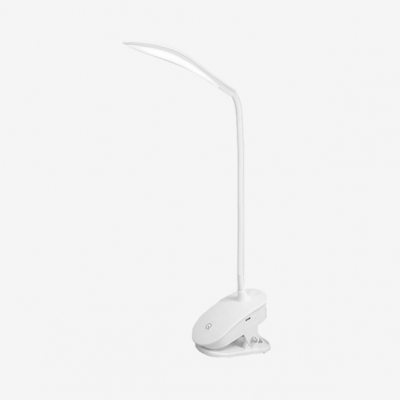 3 Lighting Choice Study Lamp Eye Caring Flexible Goose Neck LED Reading Light with Clip and USB Charging Port