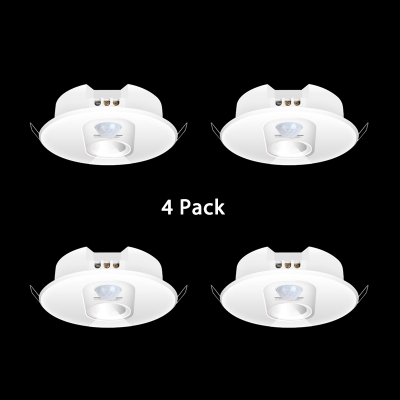 4 Pack 7w 4 Inch Led Recessed Down Light Wireless Motion Detector