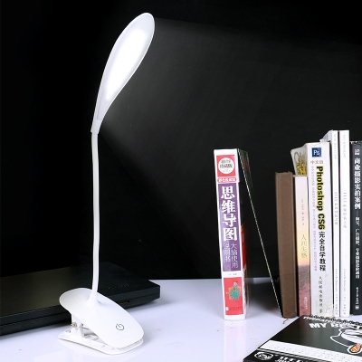 Eye Caring Energy Saving Study Light with Clip and USB Charging Port On-Off Switch Dimmable LED Desk Light for Bedroom Office