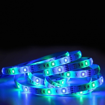 Sound Activated 5050 RGB Light Strip Party Wi-Fi Music Ribbon Light with Remote Controller