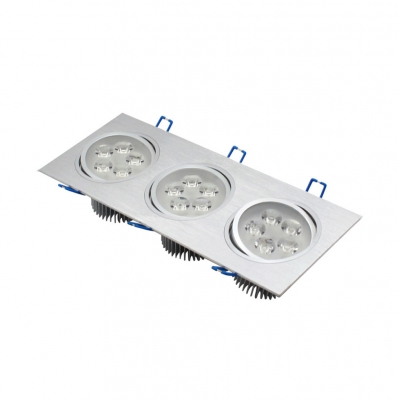 15 21w Rectangle Recessed Down Light Hallway Wireless Aluminum Flush