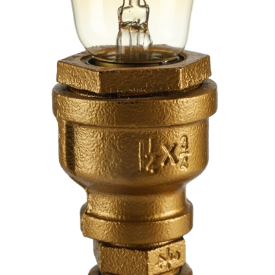 Brass Single-Light Indoor Accent LED Lamp