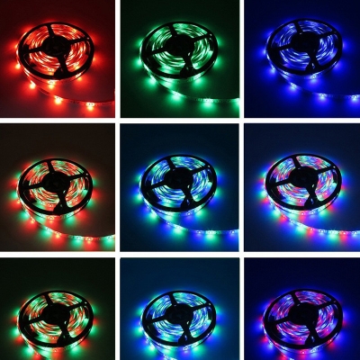 3528 RGB Strip Light with 20 Keys Music Remote Controller Waterproof/Non-Waterproof 16ft LED Ribbon Light