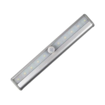 3 Lighting Choice LED Night Light Pack of 1/2 Battery Powered 10 LED Cabinet Lighting with Infrared Sensor in White/Warm