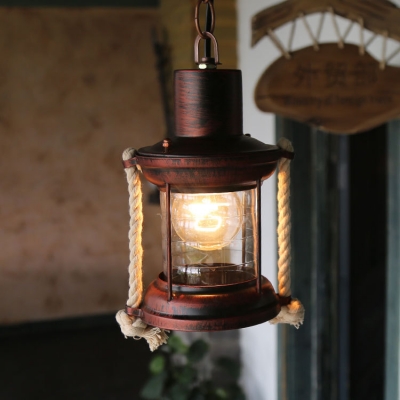 Kerosene Hanging Lamp Single Light Industrial Hanging Light for Dining Room