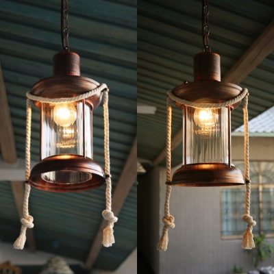 Kerosene Hanging Lamp Single Light Industrial Hanging Light for Dining Room