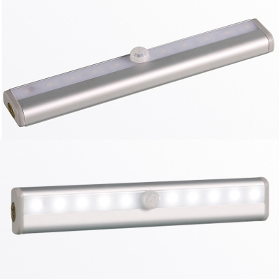 1/2 Pack USB Charging Closet Lighting Infrared Sensing 10 LED Cabinet Lighting in White/Warm