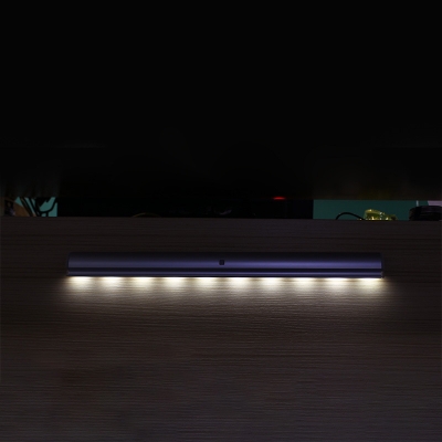 1/2 Pack Infrared Sensing Night Light 500mAh USB Charging 10 LED Cabinet Lighting with Off-On-Auto Switch in White/Warm