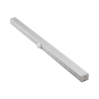 2 Pack Black/White LED Closet Lighting Battery Powered On-Off-Auto Switch Linear Cabinet Lighting with Infrared Sensor