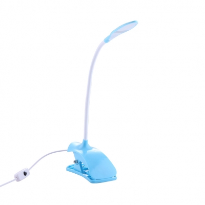 3 Lighting Choice LED Desk Light with Flexible Gooseneck Dimmable USB Charging Port Desk Lamp for Dormitory