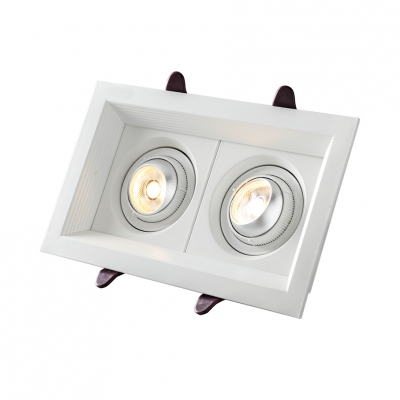 4 8 Inch Rectangle Ceiling Light Recessed Wireless Angle