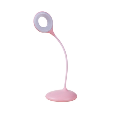 Pink/Blue Dimmable Study Light Touch Sensor USB Charging Port Reading Light for Kids Bedroom