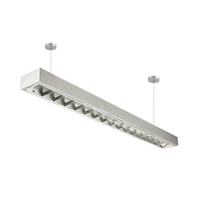 Rectangle Factory Office Linear Ceiling Light Aluminum Long Life