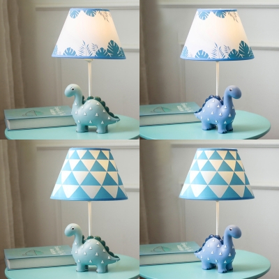 Cartoon Blue Reading Light Tanystropheus Eye-Caring Dimmable Desk Light for Child Bedroom