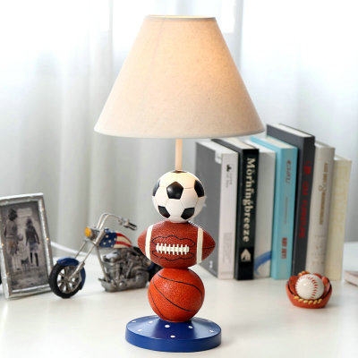 Ball Boy Bedroom Desk Light Third Gear Fabric 1 Light Sports Dimmable LED Reading Light