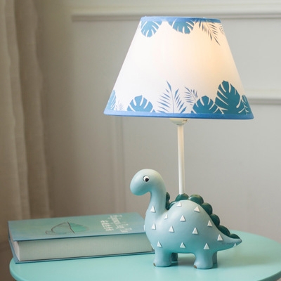 Cartoon Blue Reading Light Tanystropheus Eye-Caring Dimmable Desk Light for Child Bedroom