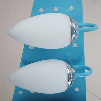 Teen Bedroom Airplane Pendant Lamp Metal 4 Heads Light Blue Eye-Caring LED Ceiling Pendant