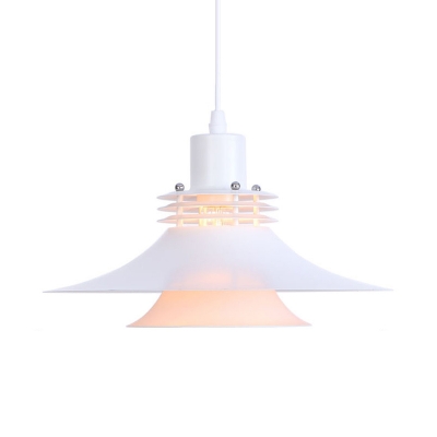 Modern Height Adjustable Ceiling Light 1 Light Metal Pendant Light in Rose Gold/White for Dining Room