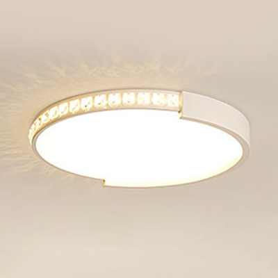 Slim Panel LED Ceiling Mount Light Contemporary Acrylic Flush Mount Light with White Lighting for Child Bedroom