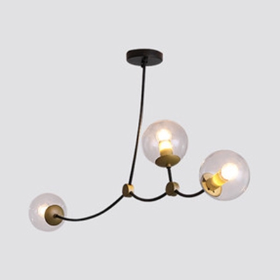 Globe LED Chandelier Modern Contemporary Sputnik 3/4/8 Light Chandelier in Painted Finish