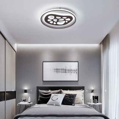 Creative Abstract Pattern Flush Ceiling Light Acrylic LED Flush Light in Warm/White for Nursing Room
