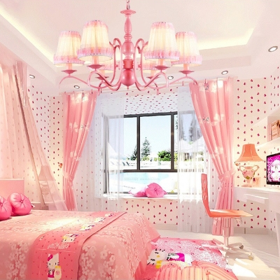 pink kid bed