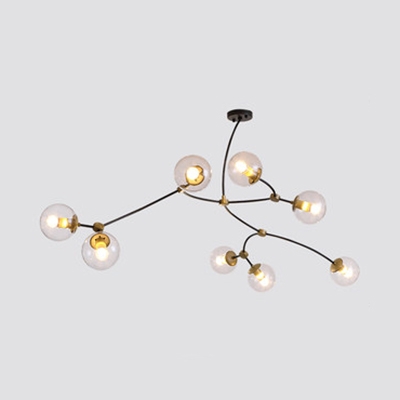 Globe LED Chandelier Modern Contemporary Sputnik 3/4/8 Light Chandelier in Painted Finish