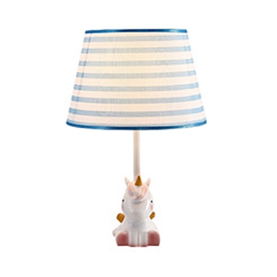 Dimmable Resin Pony LED Desk Lamp 1 Light Animal Eye-Caring Reading Lamp for Boy Child Bedroom