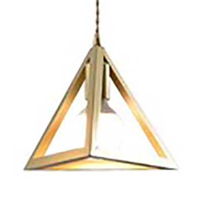 Restaurant Kitchen Cage Pendant Light Metal Single Light Simple Style Hanging Lamp in Gold