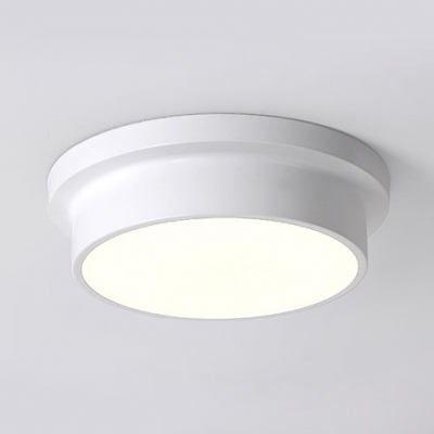 Third Gear Round LED Flush Ceiling Light Simple Style Acrylic Flush Mount Light for Child Bedroom