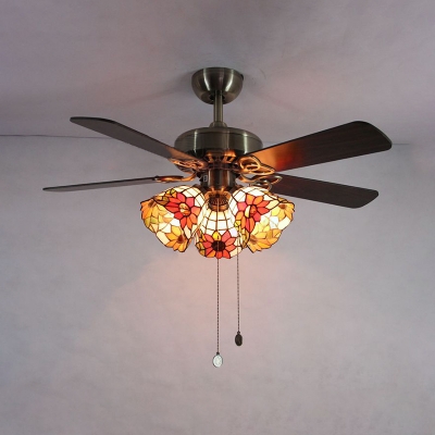 Remote Control Led Ceiling Fan, 3 Light Ceiling Fan