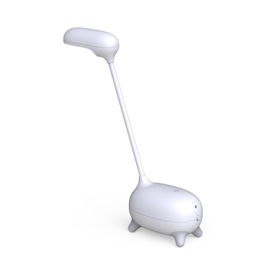 1 Head Giraffe LED Desk Lamp Touch Switch Eye-Caring Reading Light in Blue/Pink/White for Bedroom