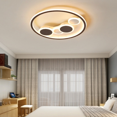 Acrylic Dot LED Ceiling Light Living Room Modern Stepless Dimming/Warm/White Flush Mount Light