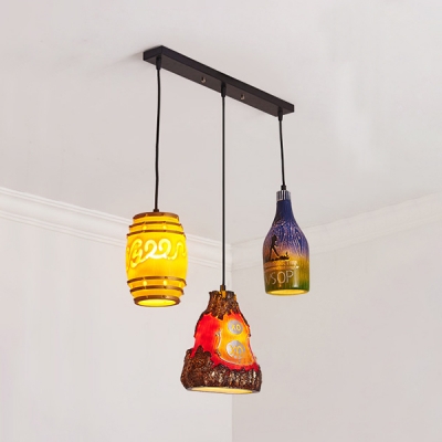 Pub Modern Chandelier Pendant Lights Creative Vintage Light Lamp shade for Cafe 