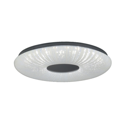 Contemporary Striped Led Ceiling Lamp Acrylic Warm White Stepless
