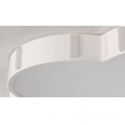 Bloom Study Room LED Ceiling Light Acrylic Simple Style Flush Mount Light in Warm/White
