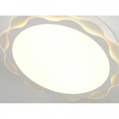 Simple Style Petal Ceiling Light Acrylic LED Flush Mount Light with White Lighting/Third Gear for Hallway