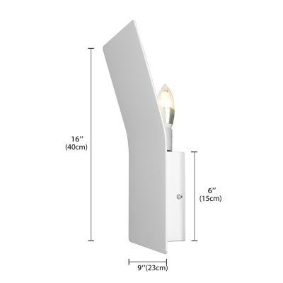 Wrought Iron Bend Designer Wall Light In Brilliant Design 15.7”Height