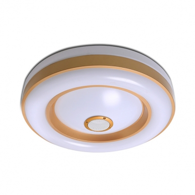 App Voice Control Led Flush Mount Light Round 24w Energy Saving