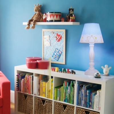 Fabric Elephant Desk Light Nursery 1 Light Simple Style Dimmable Blue/Orange LED Reading Light