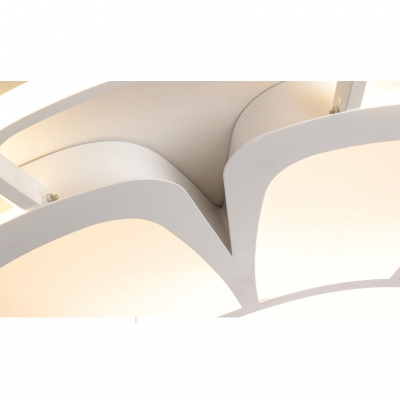 Living Room Petal Ceiling Mount Lihgt Acrylic Modern Warm/White Lighting LED Flush Light